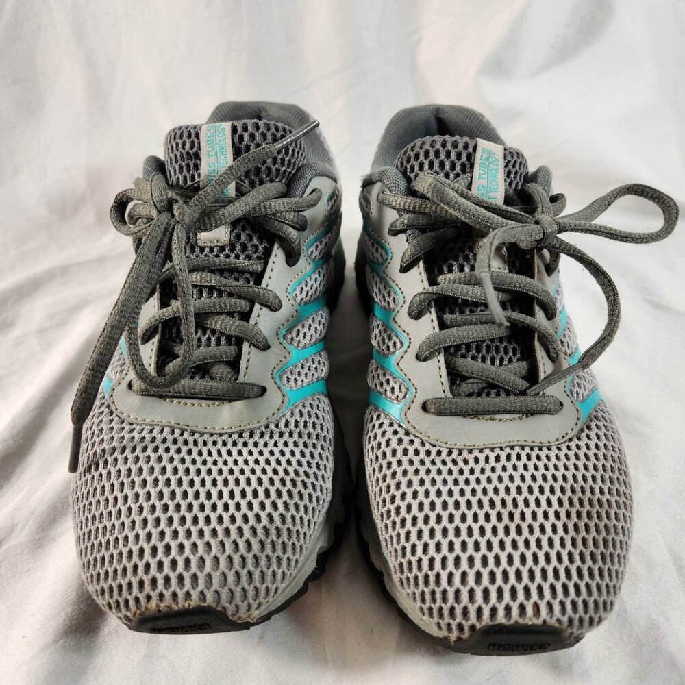 KSwiss Tubes Womens Size 7 Turquoise,  Black And Gray Sneakers VG Fast Ship - Picture 2 of 16